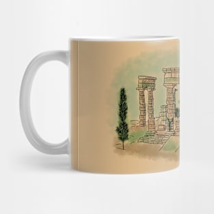 Mountain Temple of Poseidon Mug